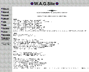 WAG Monthly Update